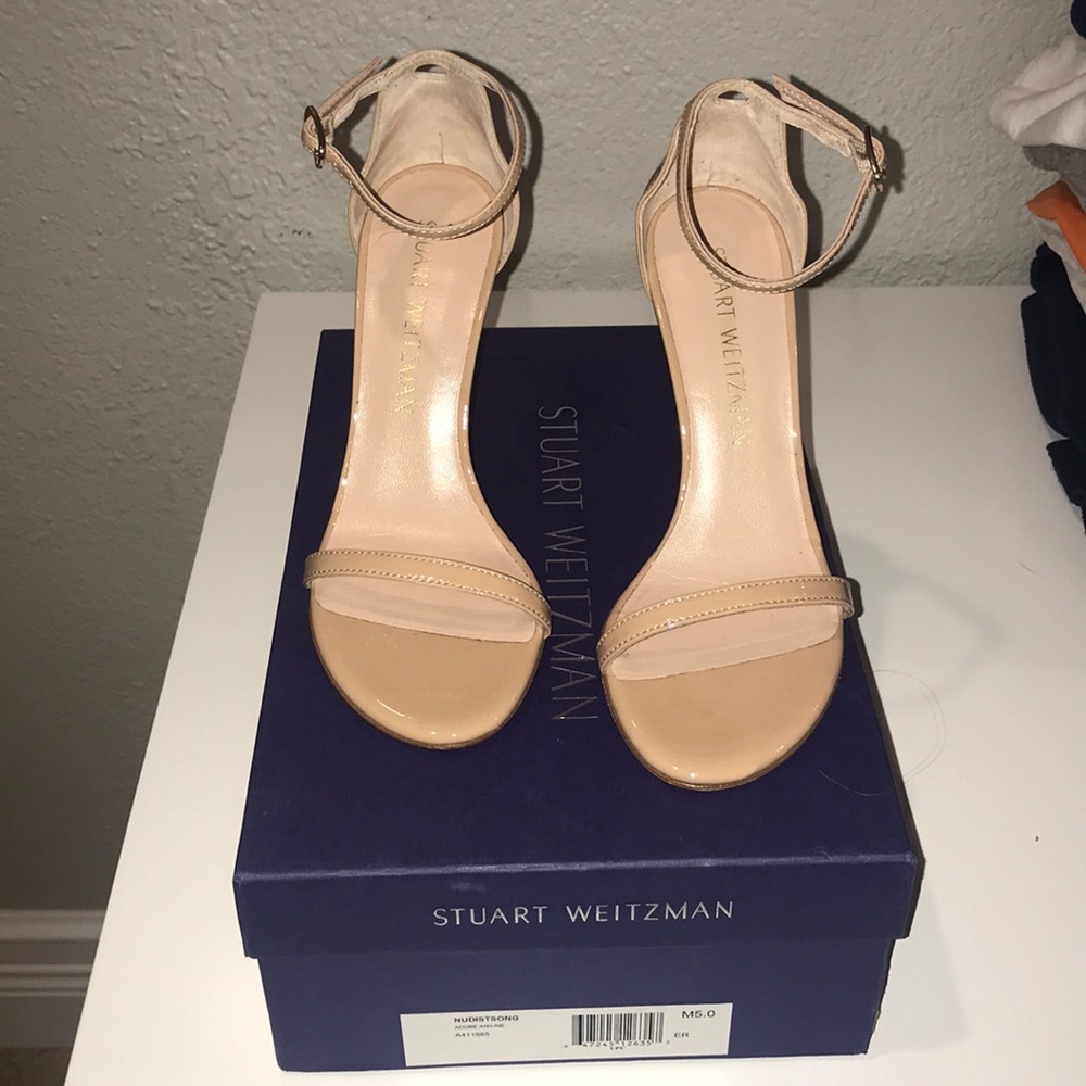 Authentic Stuart Weitzman Nudistsong heels